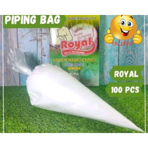 Jual Plastik Segitiga Piping Bag Royal Pcs Shopee Indonesia