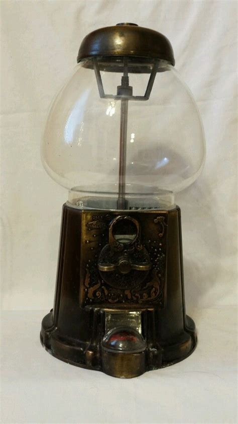 Vintage 1985 Copper Carousel Gumball Machine Rare Gumball Machine