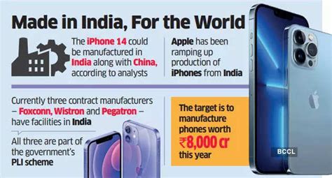 Apple Iphone 14 Apple May Ship Iphone 14 From India And China The Economic Times