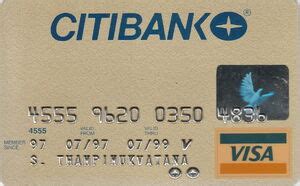 Bank Card Citibank Citibank Thailandcol Th Vi