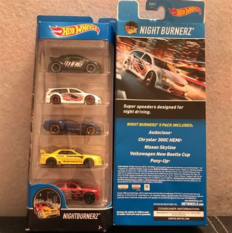 Hot Wheels Night Burners Pack Hobbies Toys Toys Games On Carousell