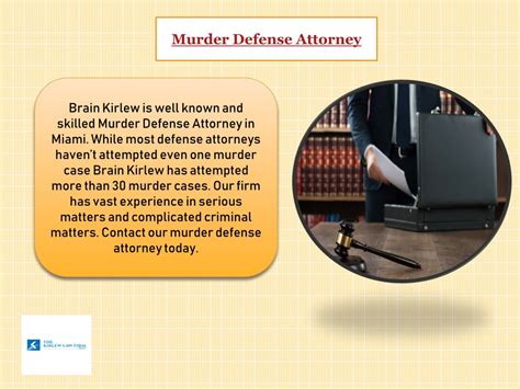 Ppt Must Know Facts About Murder Defense Lawyer Powerpoint Presentation Id 11936234