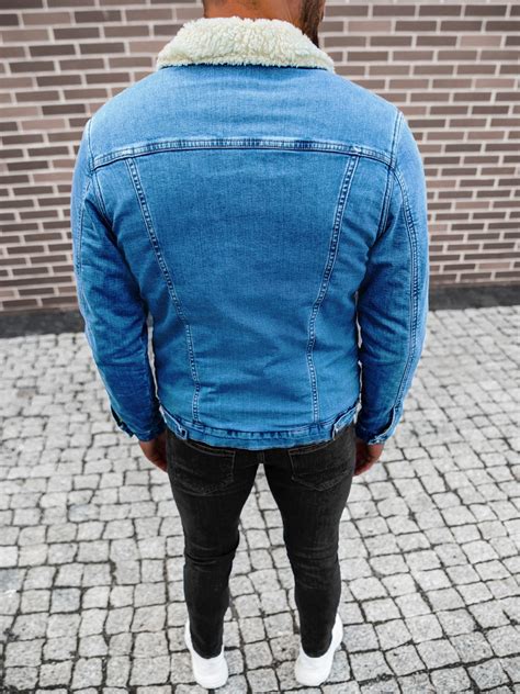 Veste En Jean Homme Bleu Ozonee Bn 7274 Ozonee