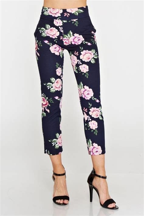 Flower Capri Pants Capri Outfits Floral Capris Capri Pants