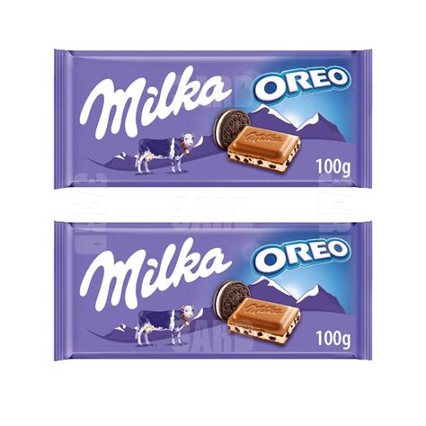 Milka Oreo Milk Chocolate 100g - Pack of 2 – 3ard