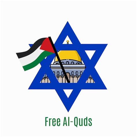 Premium Vector Illustration Vector Of Save Al Quds Palestineperfect