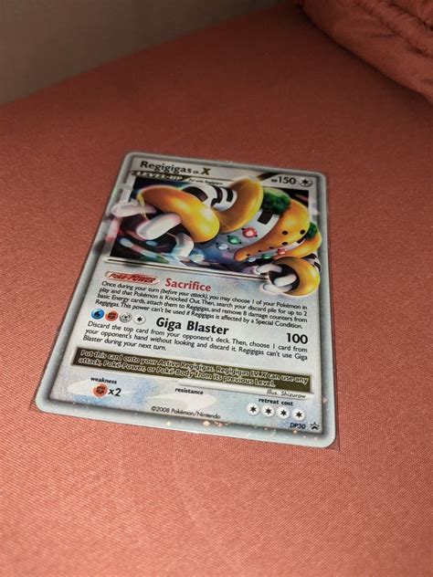 Pokemon Card Regigigas Lv X Dp Holo Rare Toys Collectibles