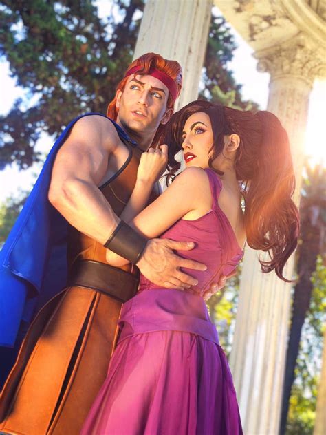 Amazing Cosplay Of Hercules And Meg By Leon Chiro And Glory Lamothe Cute Couple Halloween