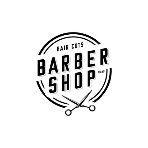 Barbershop Logo Vector Scissors Vector 29088142 Vector Art At Vecteezy