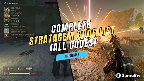 Helldivers 2 Complete Stratagem Code List GameRiv 13818 Hot Sex Picture