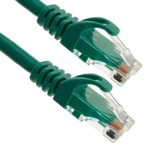 C Ble R Seau Ethernet Lan Utp Rj Cat A Vert M Tres Cablematic