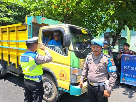 Polres Tebing Tinggi Gelar Operasi Keselamatan Toba Tekan Angka