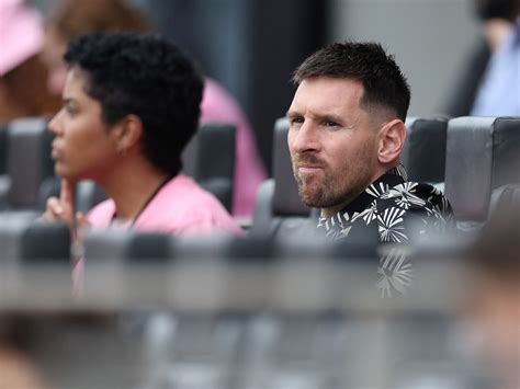 Lionel Messi no jugó y miró desde un palco la derrota de Inter Miami