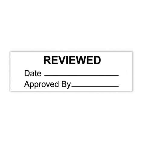 Reviewed Stamp