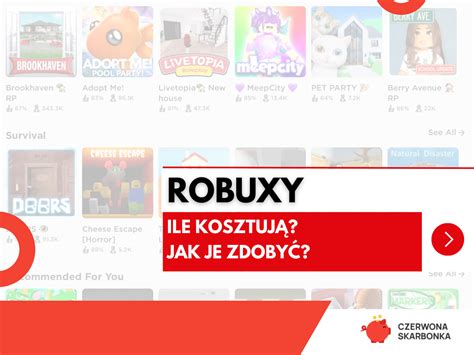 Robuxy ile kosztują Jak je zdobyć