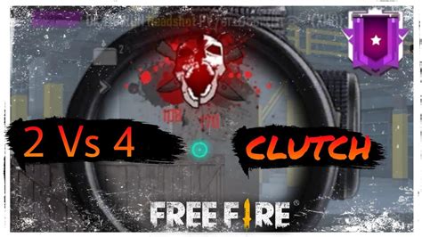 2 Vs 4 Clutch Free Fire Tips And Tricks Gaming With Tharun