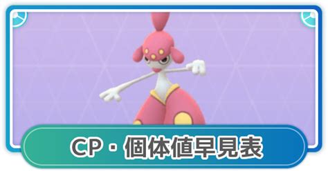 【ポケモンgo】チャーレムのcp・個体値早見表 ゲームウィズ