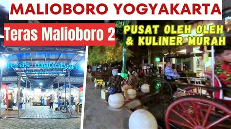 NIGHT WALK AT J ALAN MALIOBORO YOGYAKARTA TERAS MALIOBORO 2 PUSAT