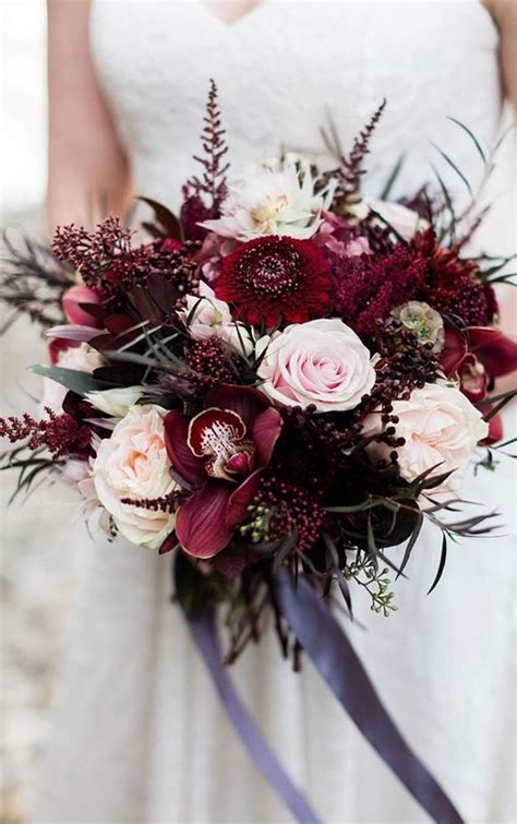 Autumn Wedding In Burgundy Deep Red Navy And Terracotta With Blush