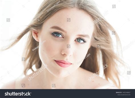 Beautiful Young Blonde Woman Underwear Posing 스톡 사진 1465248467 Shutterstock