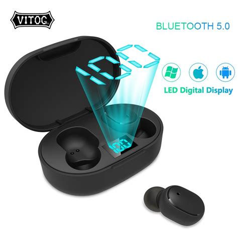 Fone De Ouvido E6S Sem Fio TWS Bluetooth 5 0 Tela LED Shopee Brasil