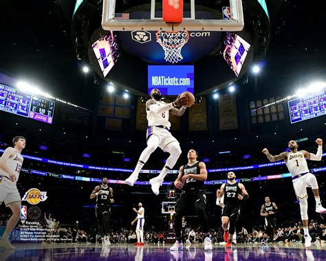 Lebron James Los Angeles Lakers Unsigned Reverse Layup Vs Grizzlies In Game 4 Of The 2023 Nba