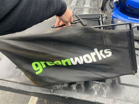 Greenworks Lawn Mower Grass Catcher Bag And Frame Assembly Bagger 25022