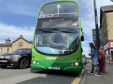 2402 Yj04 Lyh On The 60a The Keighley Bus Company Volvo Flickr