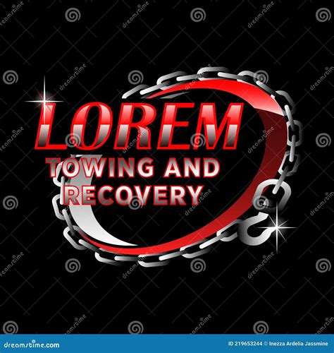 Towing And Recovery Logo Design Vector Illustration