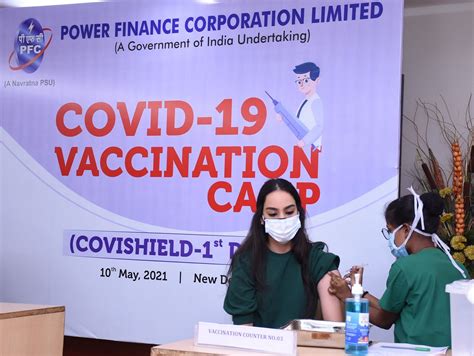 Csr Pfc Organises Covid Vaccination Camp People Vaccinated