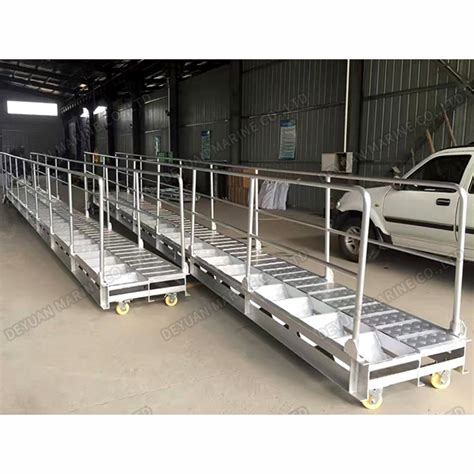 Truss Styles Aluminium Gangway Ladders For Wharf From China