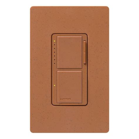 Lutron Maestro Single Pole Decorator Light Dimmer Switch Terracotta In The Light Dimmers