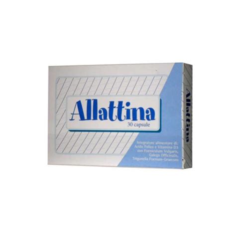 Allattina 30 Capsule Integratore Per Allattamento Para Farmacia