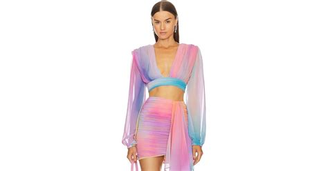 Michael Costello X Revolve Adia Top In Pink Lyst