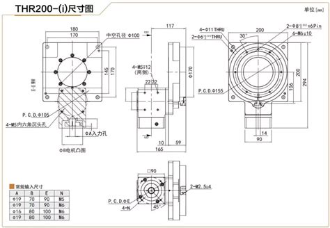 China Thr Hollow Rotary Actuator Rotating Platform Table With High