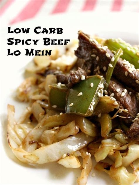 Spicy Low Carb Beef Lo Mein Lowcarb Ology