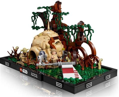 LEGO Star Wars 75330 pas cher Diorama de lentraînement Jedi sur Dagobah