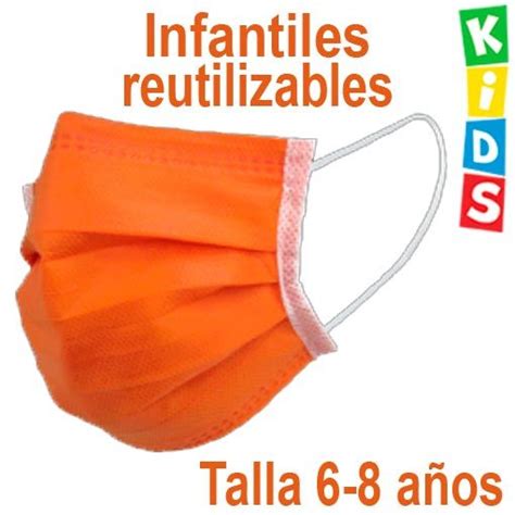 Compra Mascarillas Infantiles Reutilizables Para Ni Os Tallas