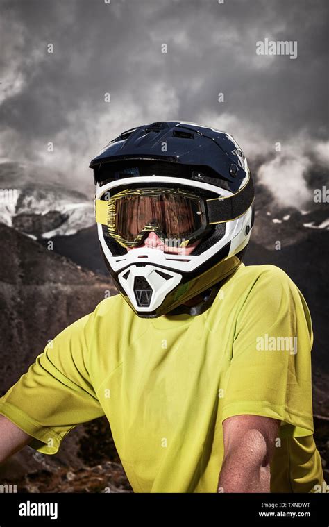 Wearing Helmet Hi Res Stock Photography And Images Alamy