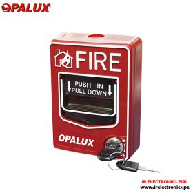 SIRENA CON ESTROBO ROJO OPALUX GL 09 Ir Electronics