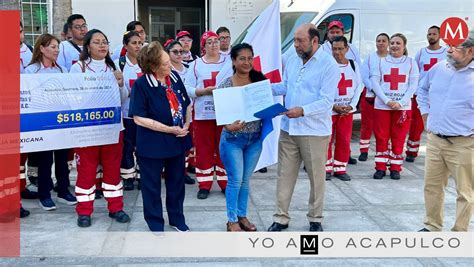 Asociaci N Minera Entrega Donativo A Cruz Roja Para Apoyo A Acapulco