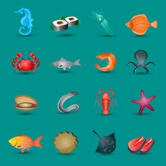 Free Vector | Sea animals collection