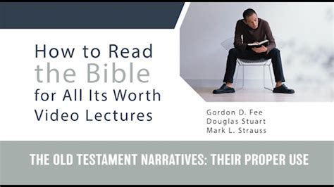 Session 5 Chapter 5 The Old Testament Narratives Their Proper Use