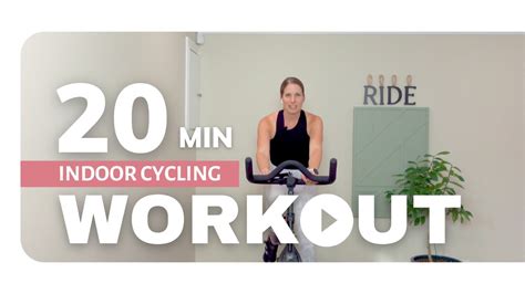 20 Minute Indoor Cycling Ride STRENGTH CONTROL YouTube