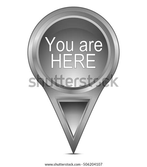 You Here Map Pointer Stock Illustration 506204107 Shutterstock