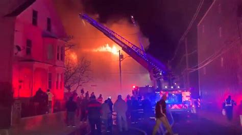 Lynn Firefighters Battle Multi Alarm Blaze That Spread To Other