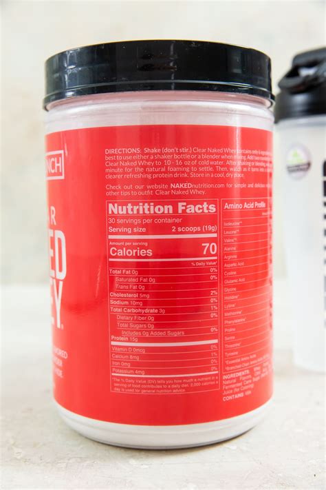 Clear Naked Whey Review Fruit Punch Lara Clevenger