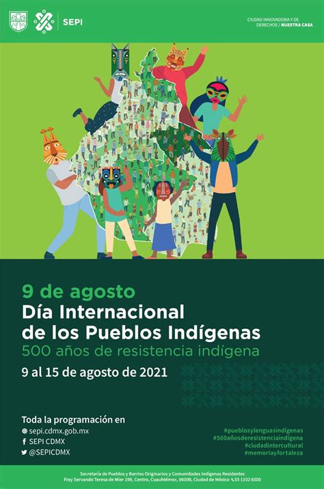 Día Internacional De Los Pueblos Indígenas 2021 Agenda Sepi Cdmx Inpi Instituto Nacional De