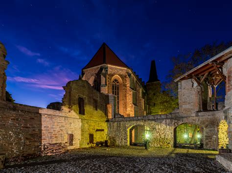 Schloss Mansfeld 4 Foto And Bild Nacht Kirchen Architektur Bilder