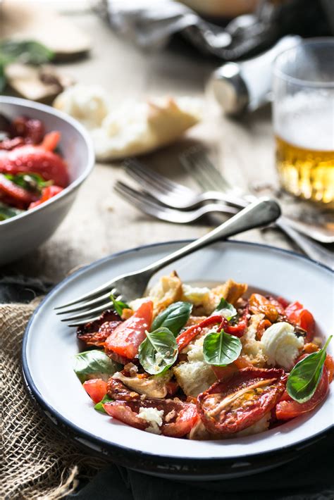 Caprese Panzanella Salad The Luminous Kitchen